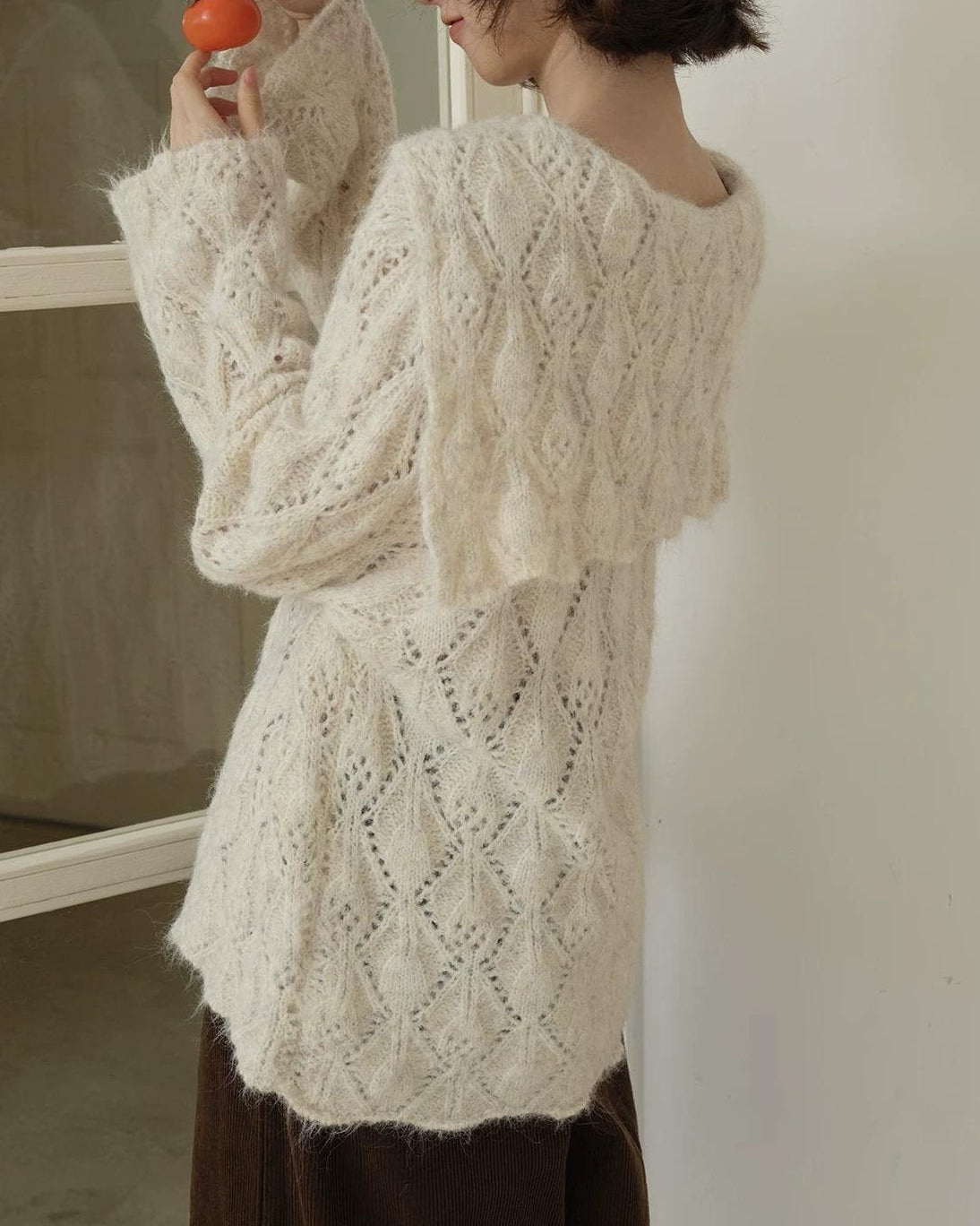 セーラーモチーフリボンニットカーディガン 10210