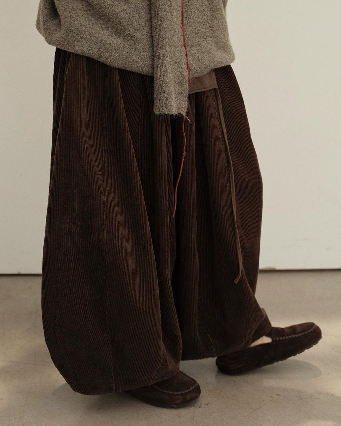 コージーコーデュロイワイドパンツ 10140