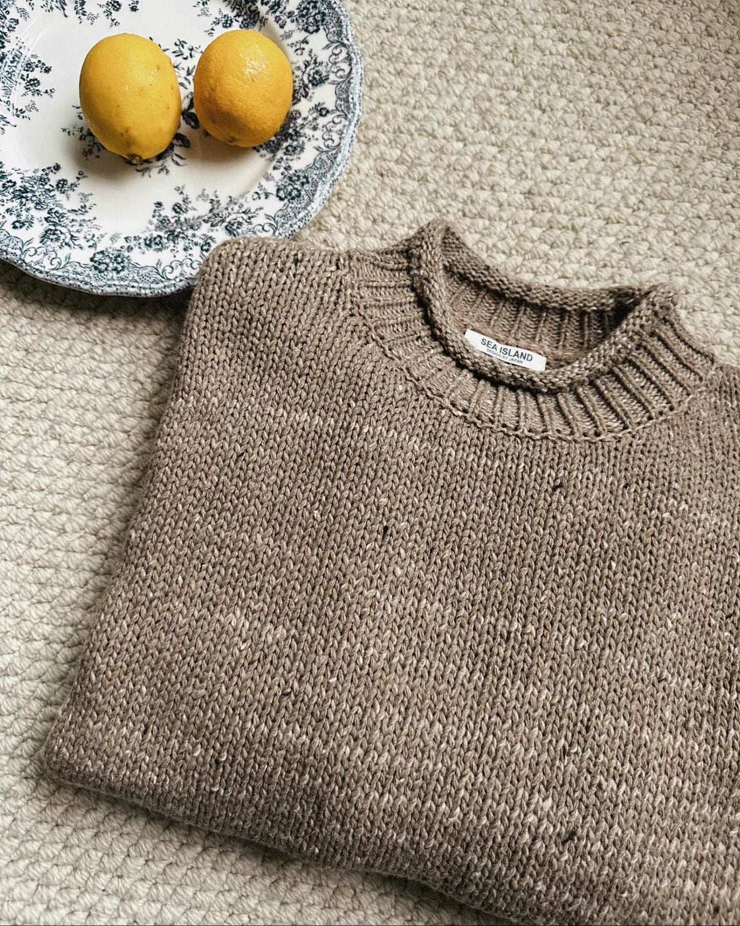 パフスリーブリラックスニットプルオーバー 10033