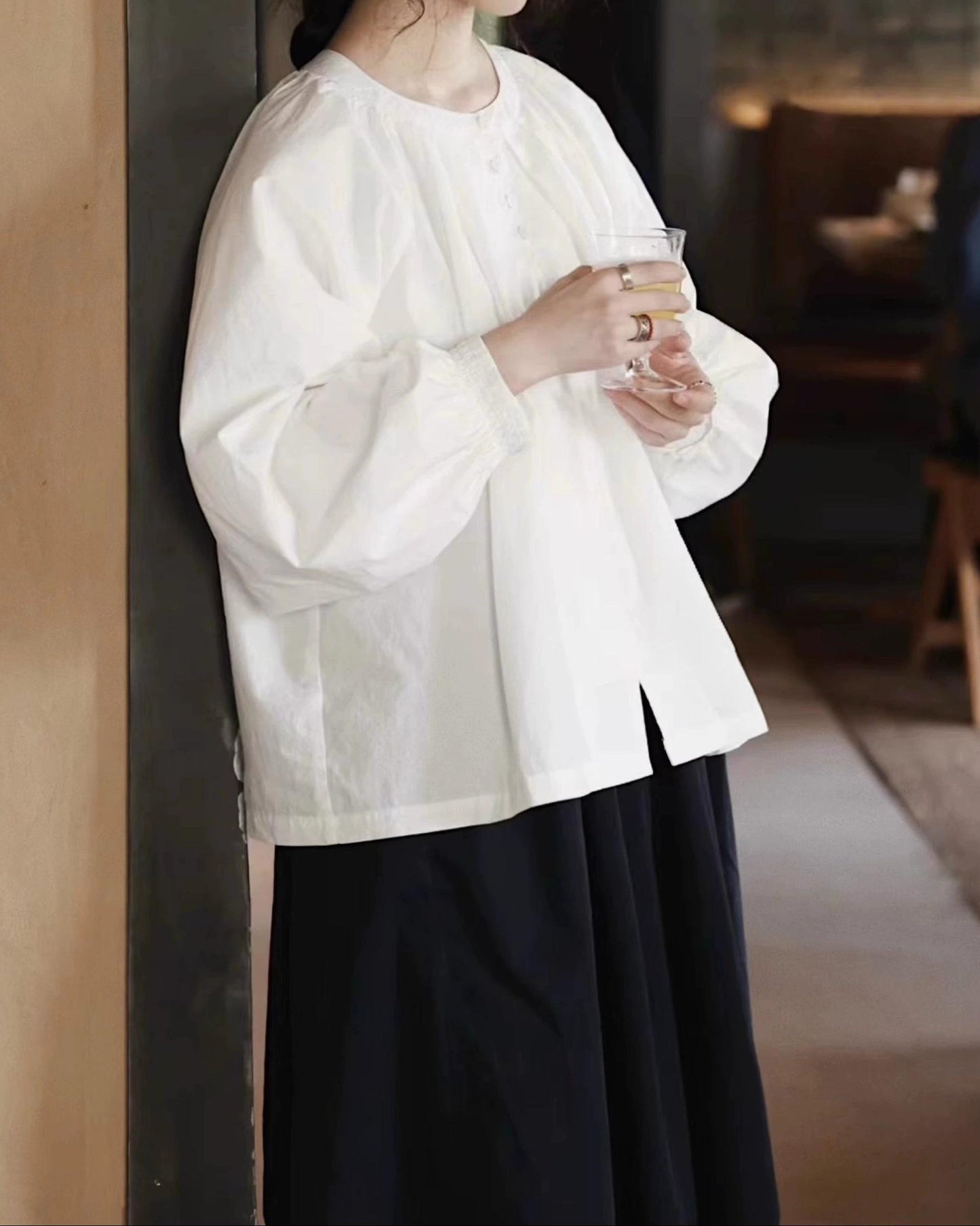 ヴィントフロースリーブブラウス 10078