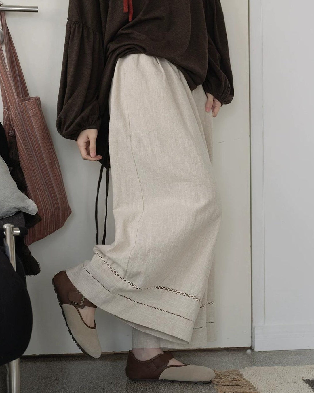 エルヴィスティアメッシュワイドパンツ 10258