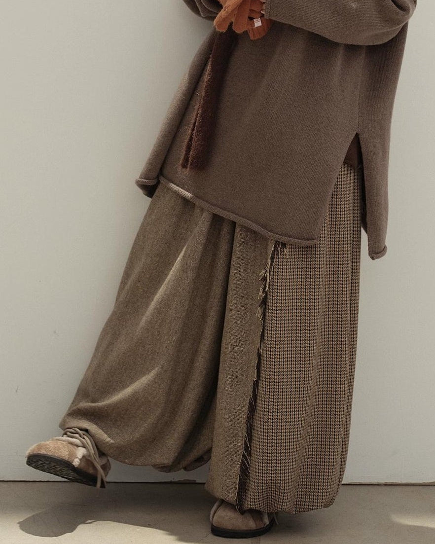 ヴィンテージチェックコンビパンツ 10129