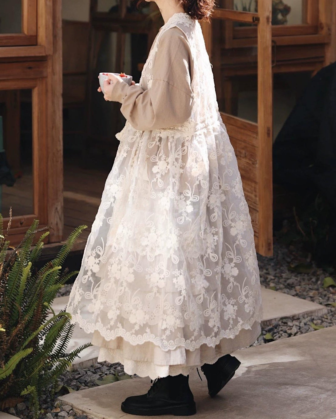 エアリーメッシュ ベストワンピース 10117