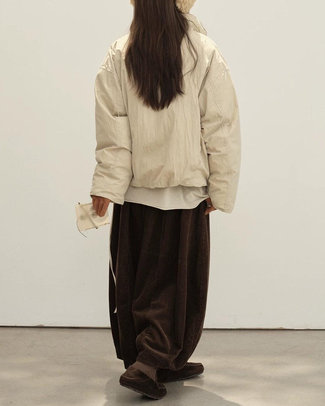 スタンドミニマルショートダウンコート 10151