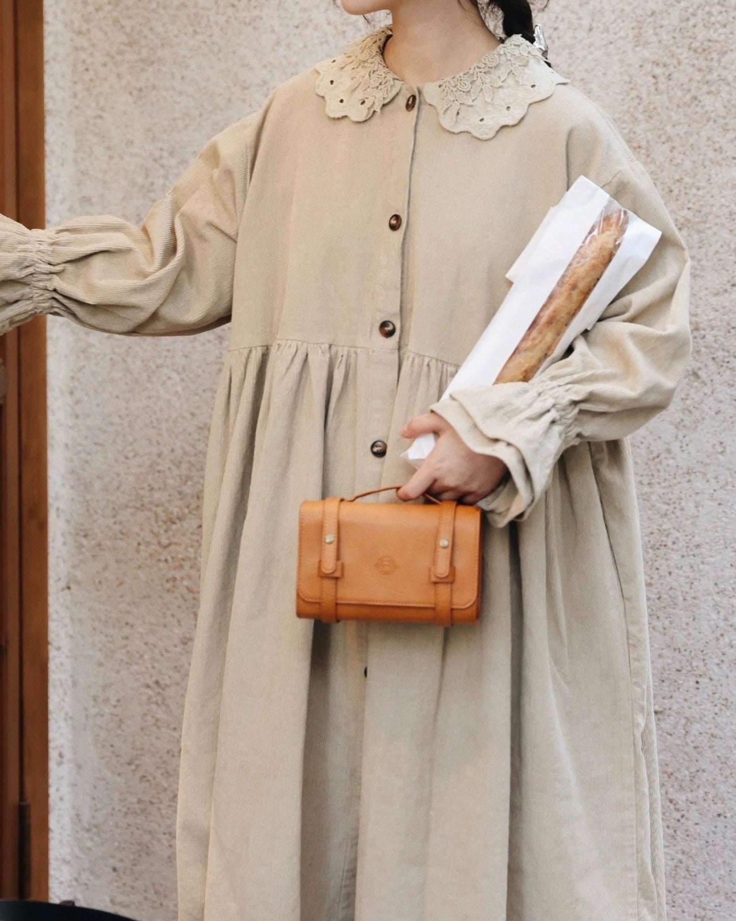 フィヨルドコーデュロイワンピース 10101