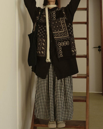 ノルディックジャカードベスト 10282