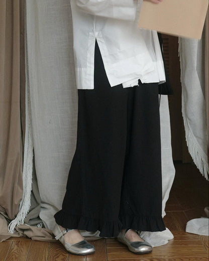 ルミフリルワイドレッグパンツ 10269