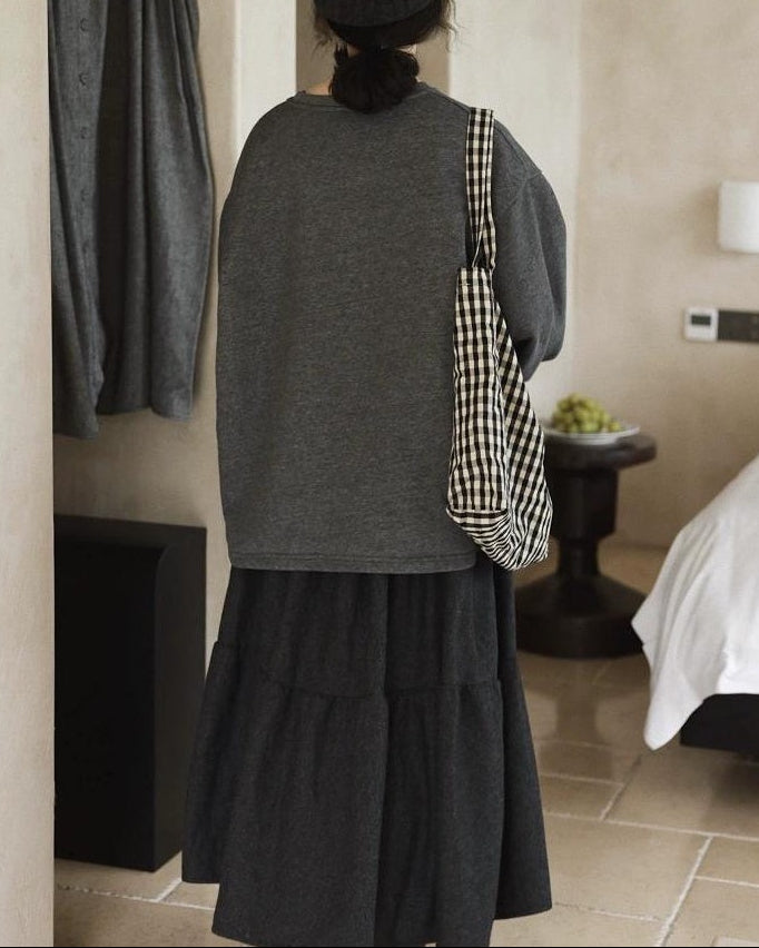 リラックスフィットスウェットプルオーバー 10030