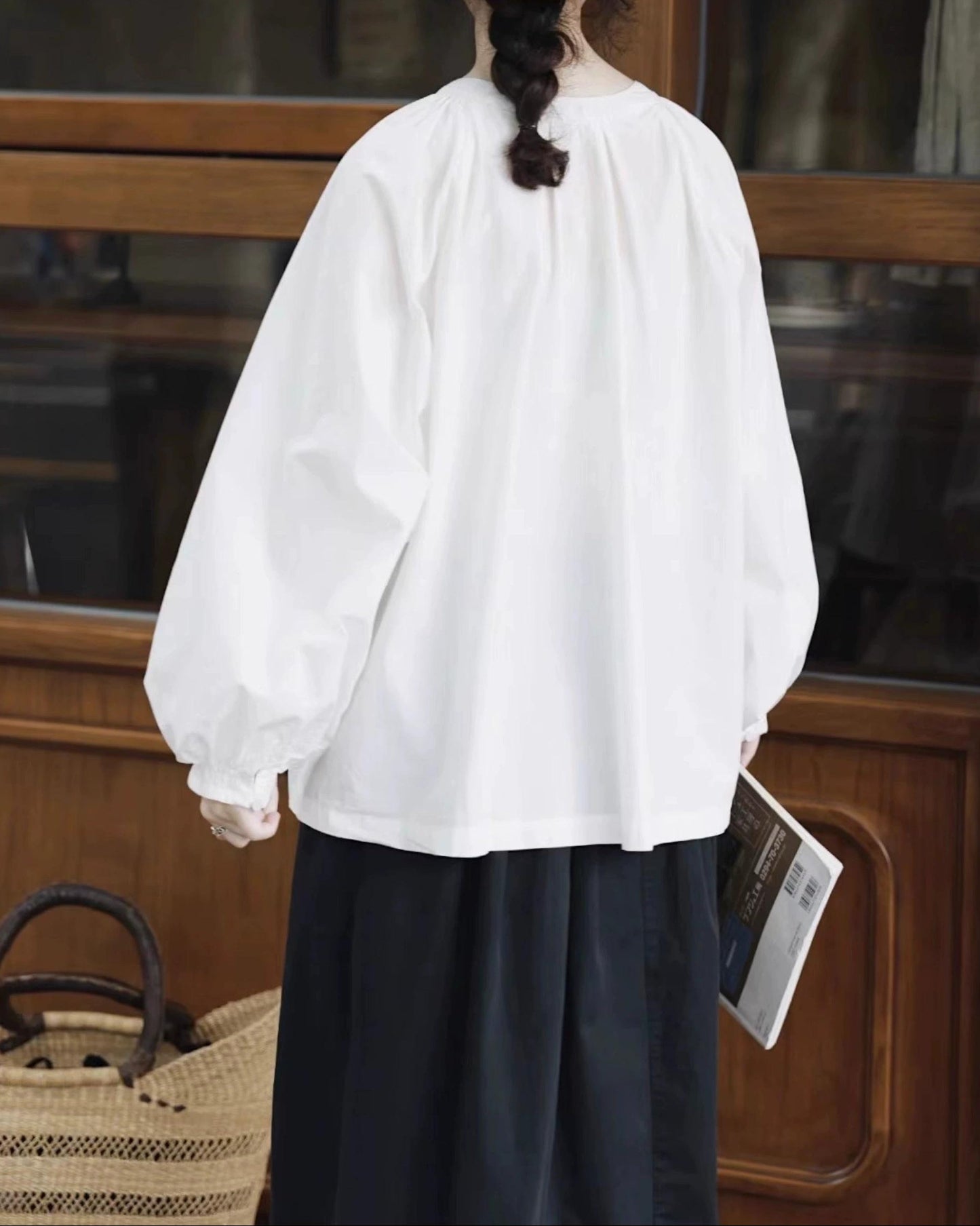 ヴィントフロースリーブブラウス 10078