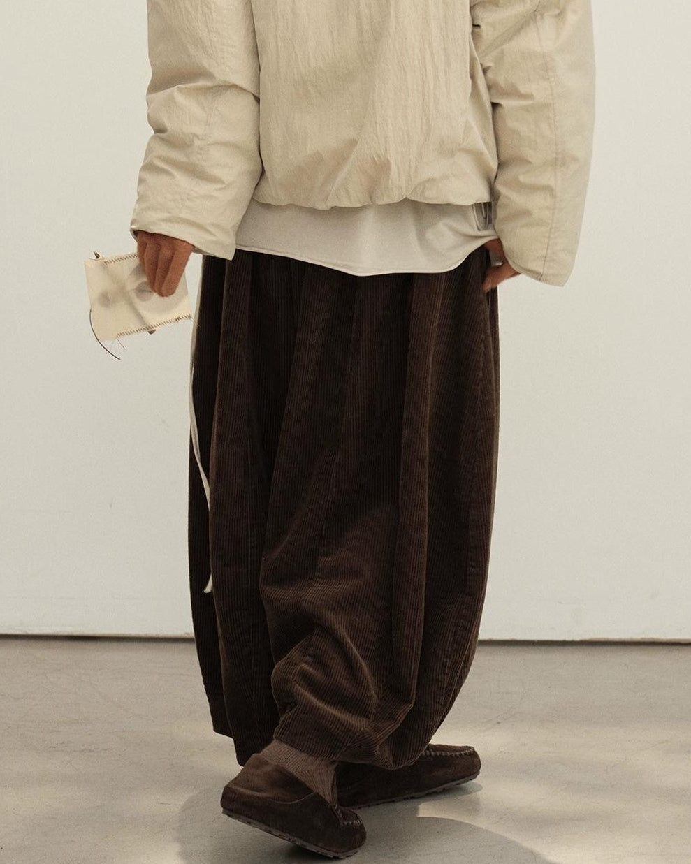 コージーコーデュロイワイドパンツ 10140