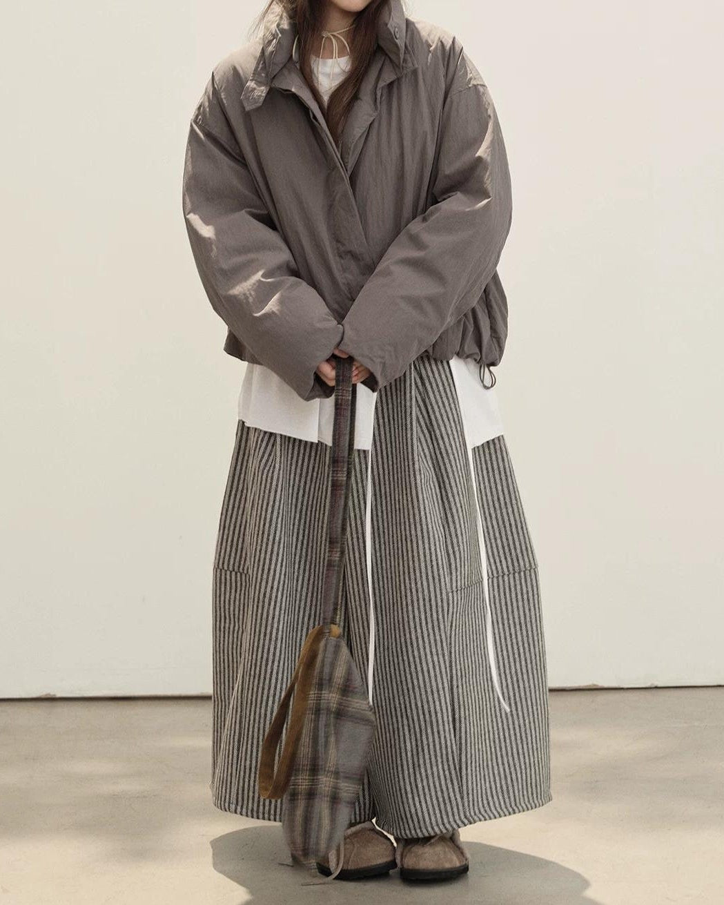 ノルディックストライプワイドパンツ 10147