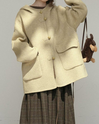 スカンディフローラフードポケットコート 10294