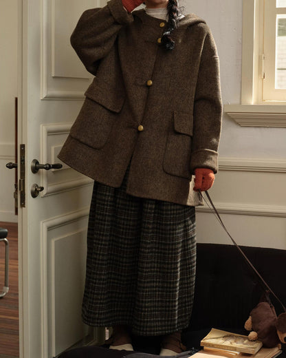 スカンディフローラフードポケットコート 10294