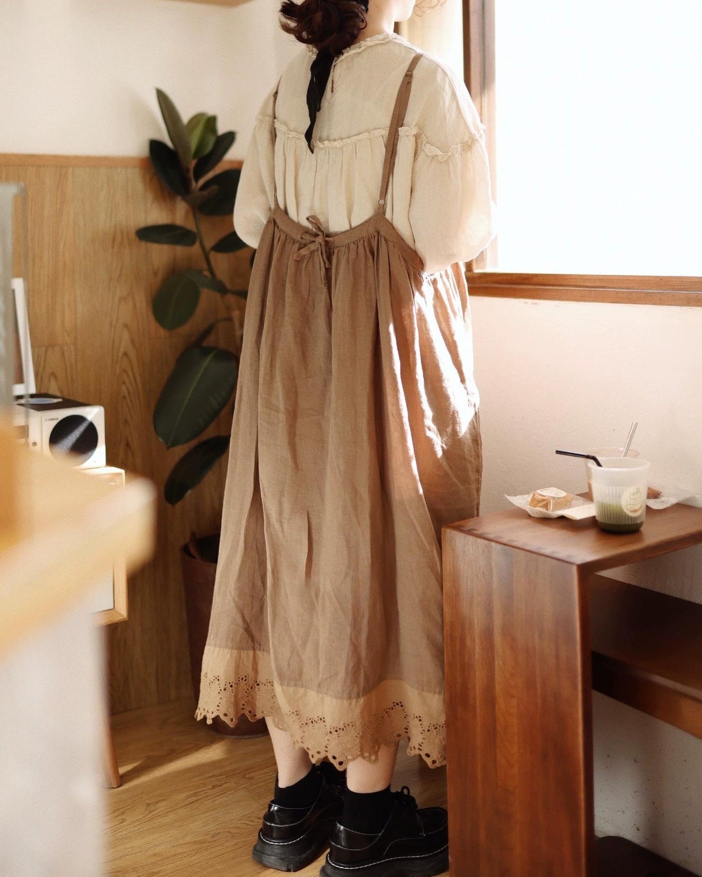 ミュークレースサスペンダーワンピース 10115