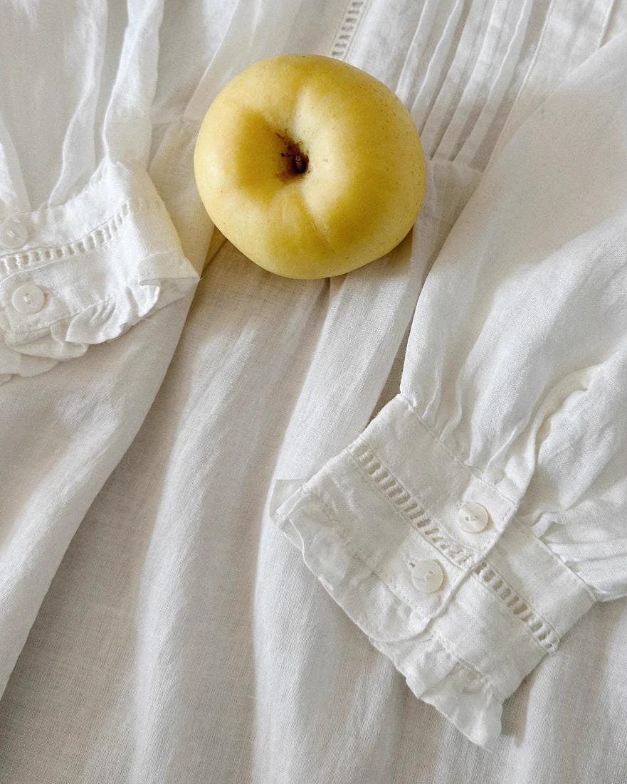 パフスリーブピンタックワンピース 10001