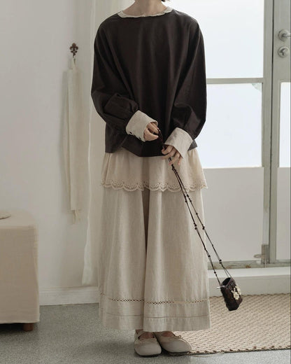 エルヴィスティアメッシュワイドパンツ 10258