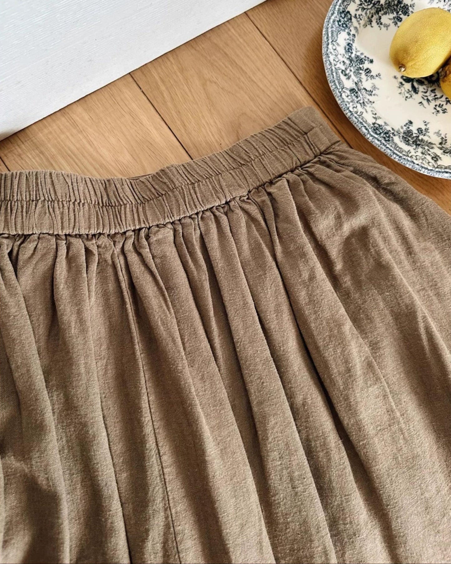 ハイウエストAラインレトロスカート 10047