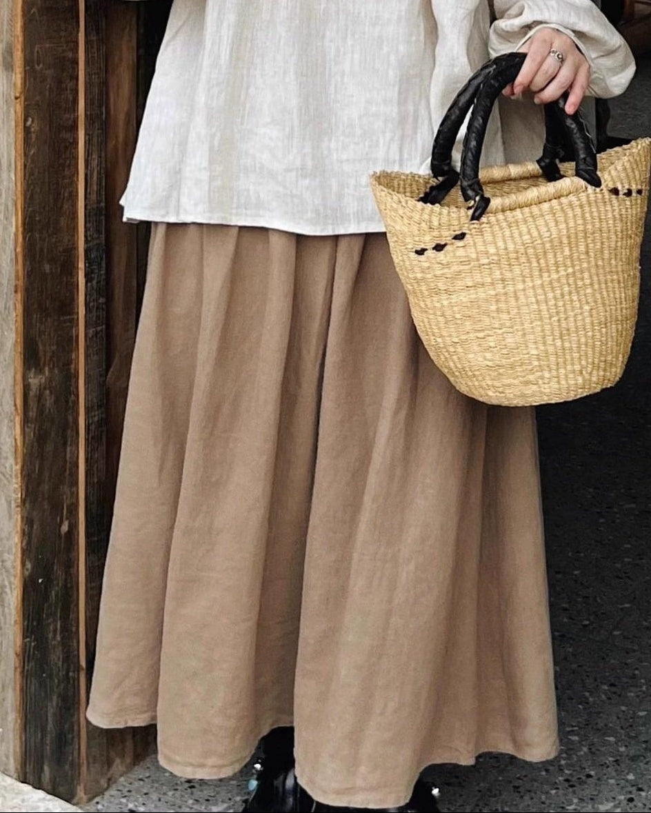 ハイウエストAラインレトロスカート 10047