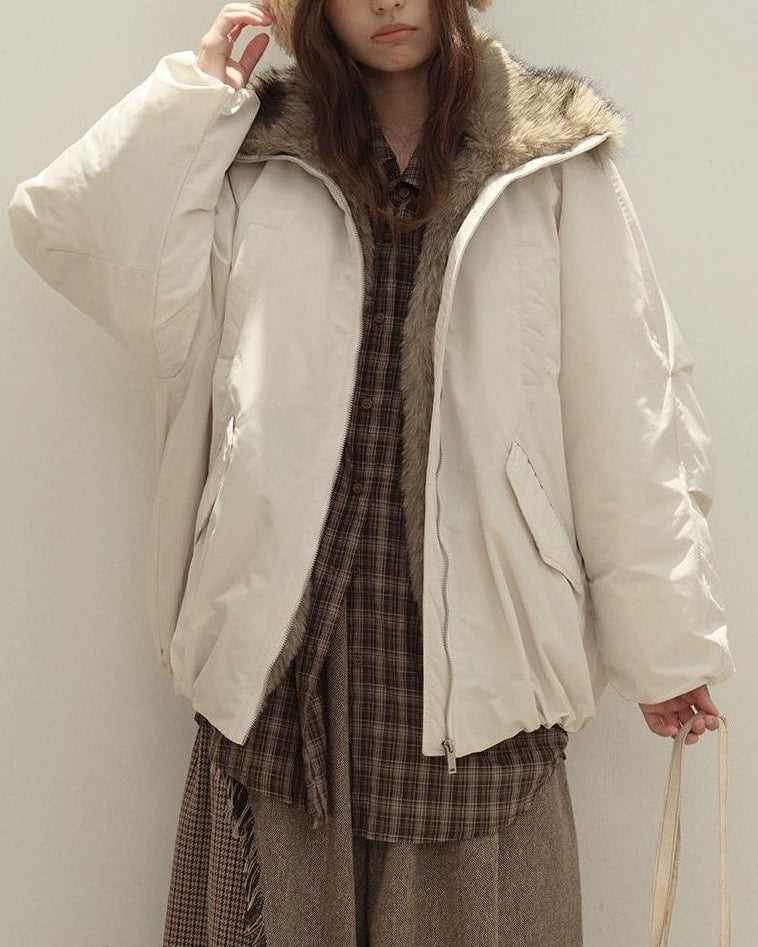 オーロラウォームファーダウンコート 10131