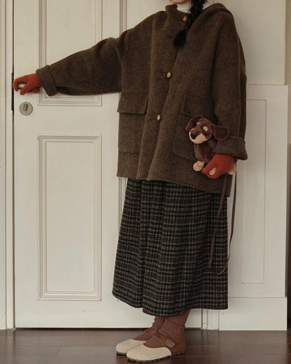 スカンディフローラフードポケットコート 10294