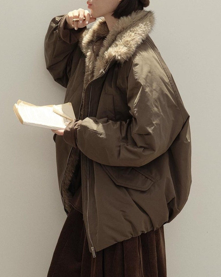 オーロラウォームファーダウンコート 10131