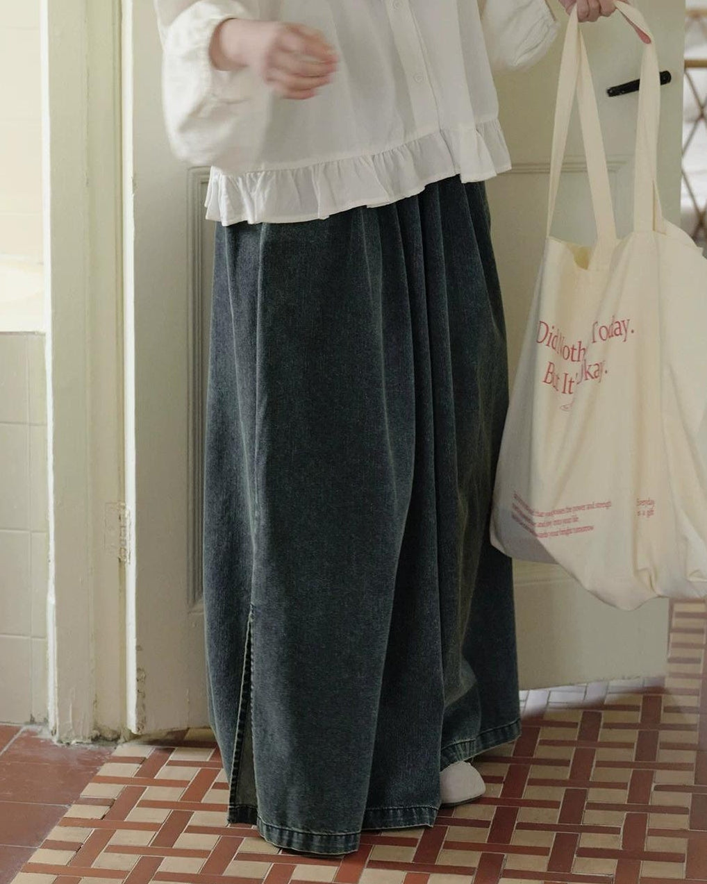 フィーカフレアデニムワイド 10273