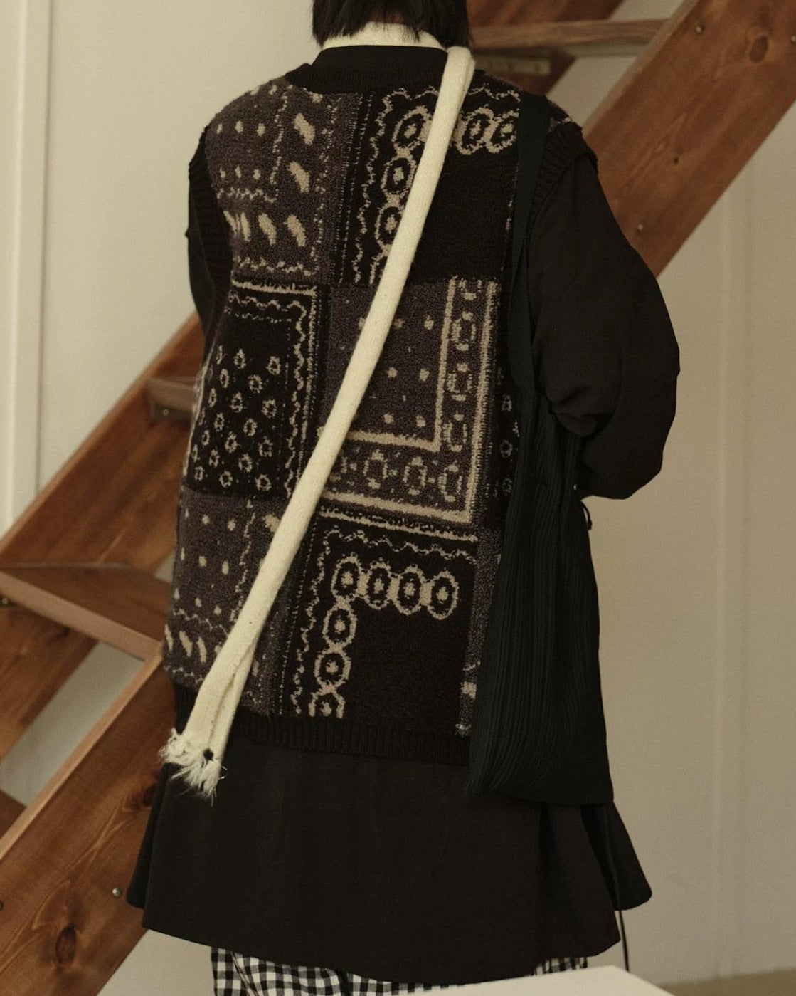 ノルディックジャカードベスト 10282