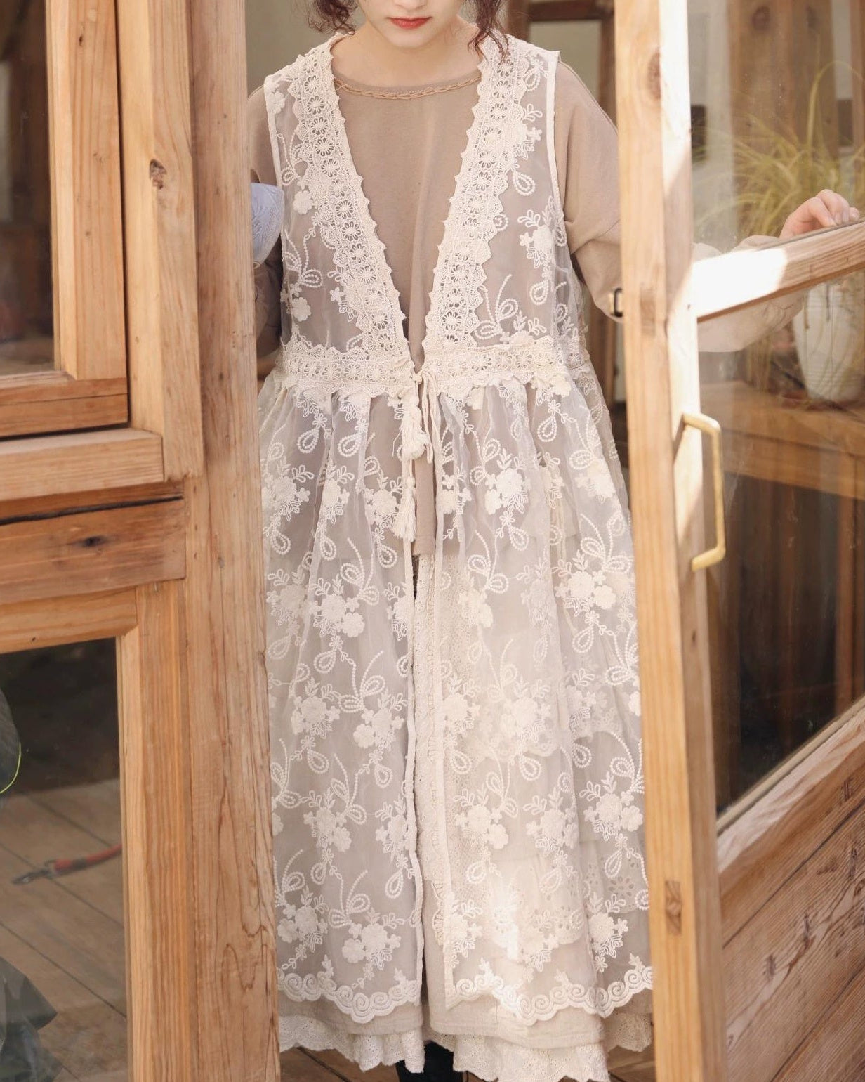 エアリーメッシュ ベストワンピース 10117