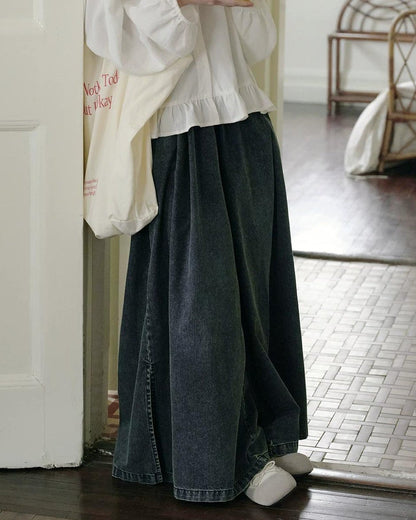 フィーカフレアデニムワイド 10273