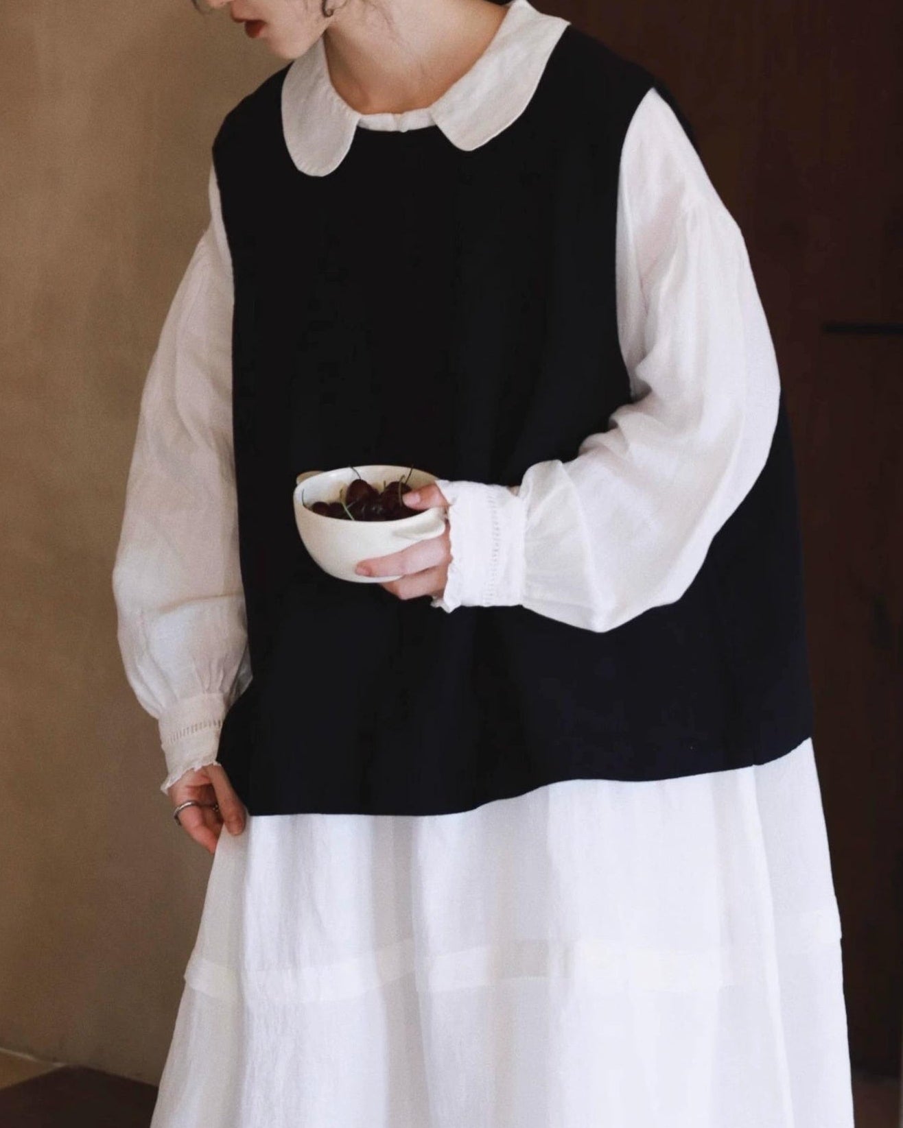 ダブルブレスト2WAYレトロベスト 10056