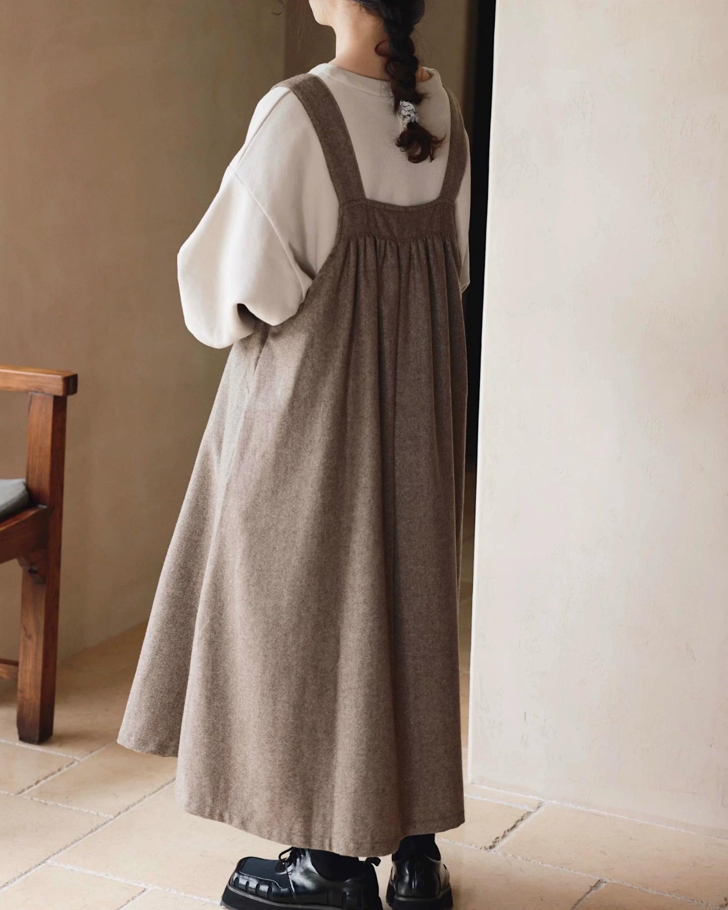 レースエプロンワンピース 10065