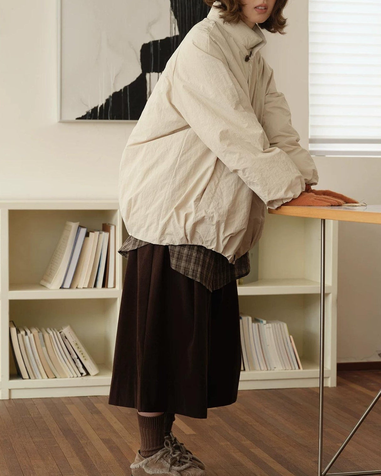 スノーブロッサムスタンドダウンコート 10167