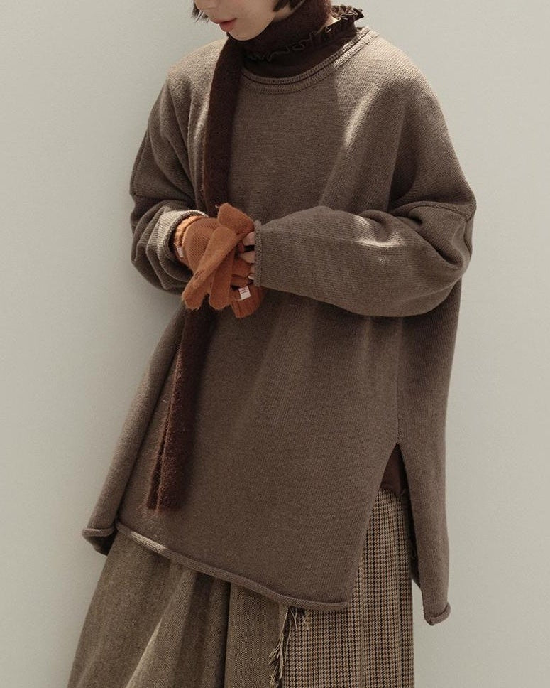 クラシックフィット ニットチュニック 10132