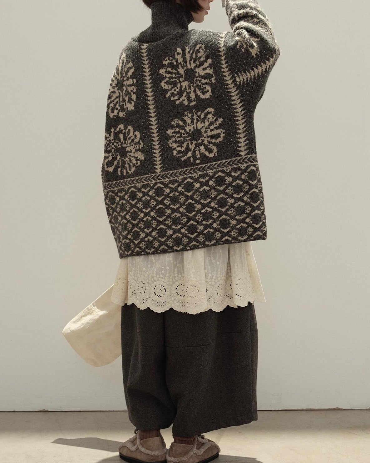 クラシックランタンカジュアルパンツ 10128