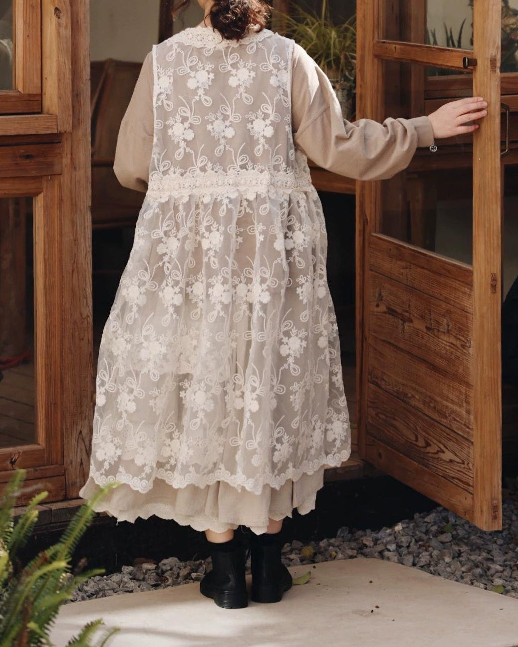 エアリーメッシュ ベストワンピース 10117