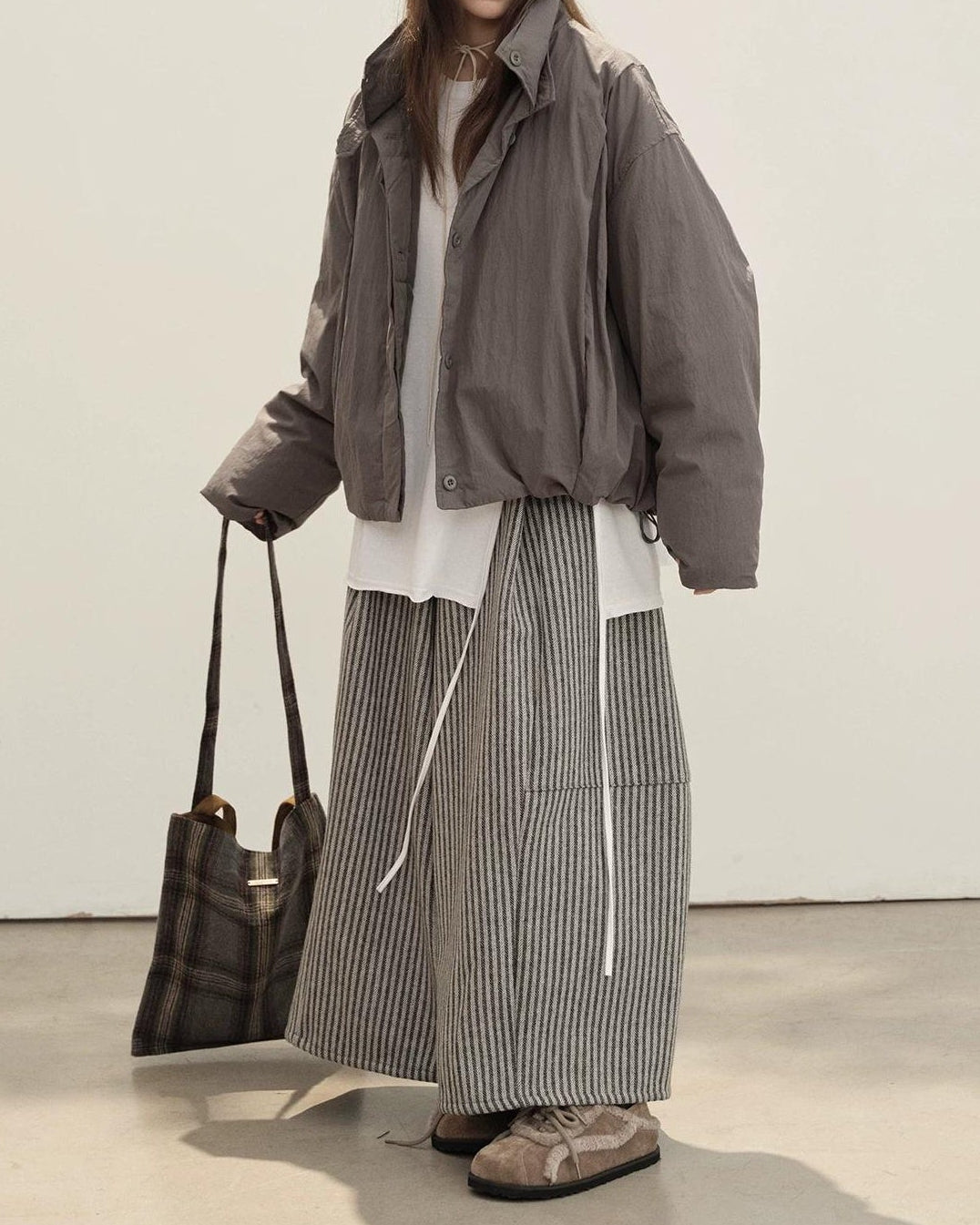 ノルディックストライプワイドパンツ 10147