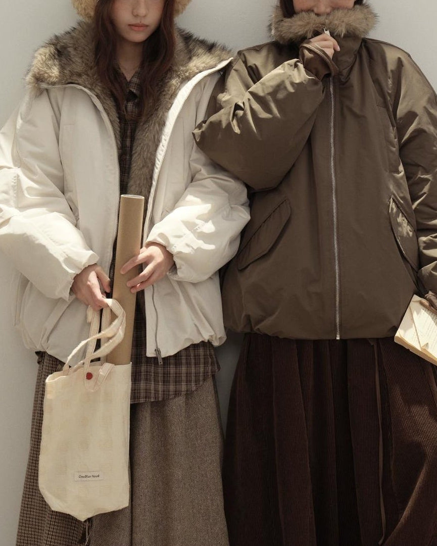 オーロラウォームファーダウンコート 10131