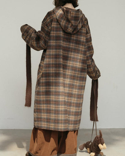 コティチェックリバーシブルロングコート 10183