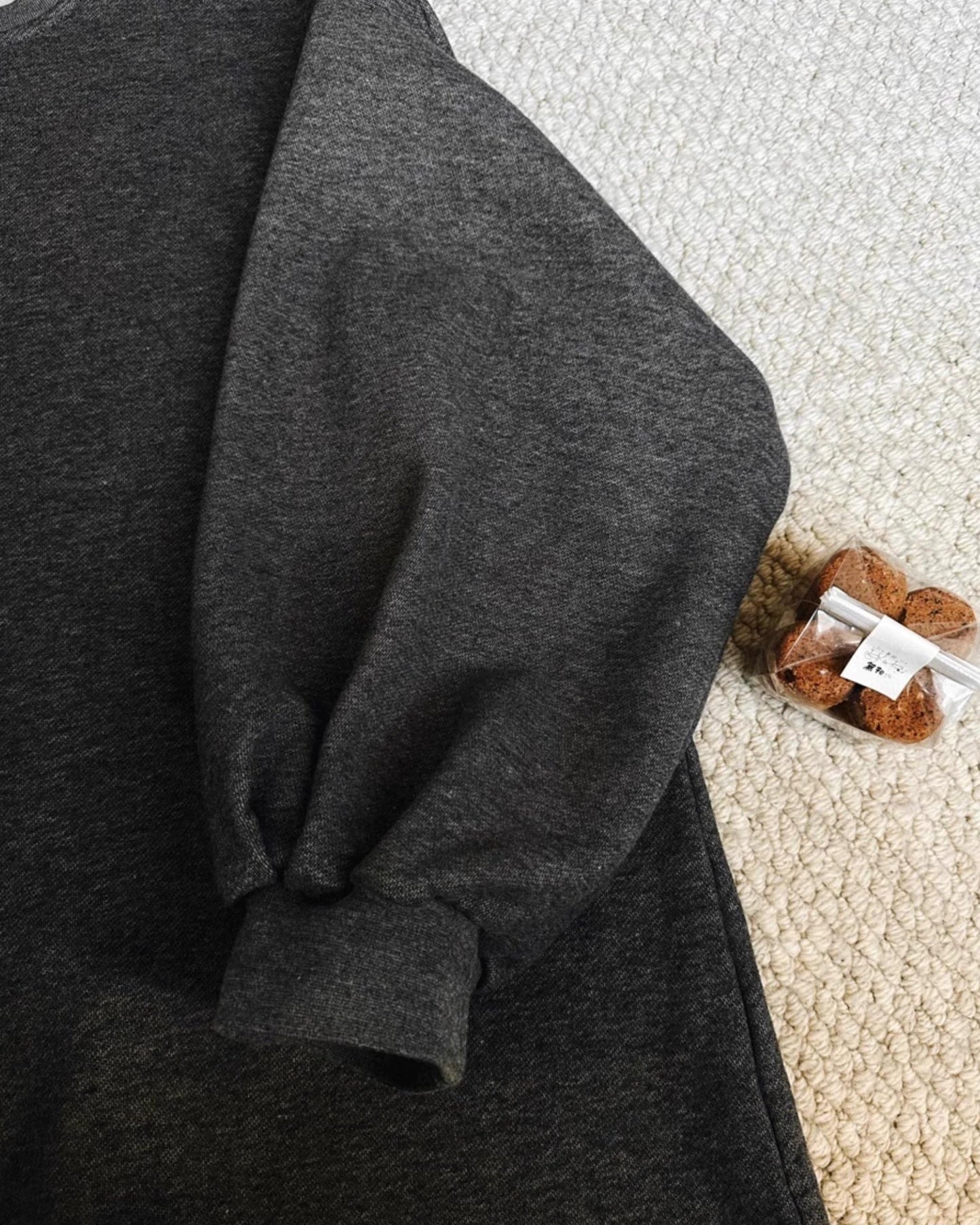 リラックスフィットスウェットプルオーバー 10030