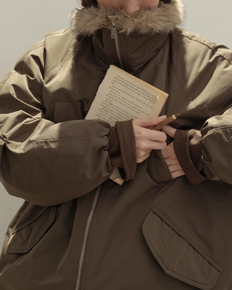 オーロラウォームファーダウンコート 10131