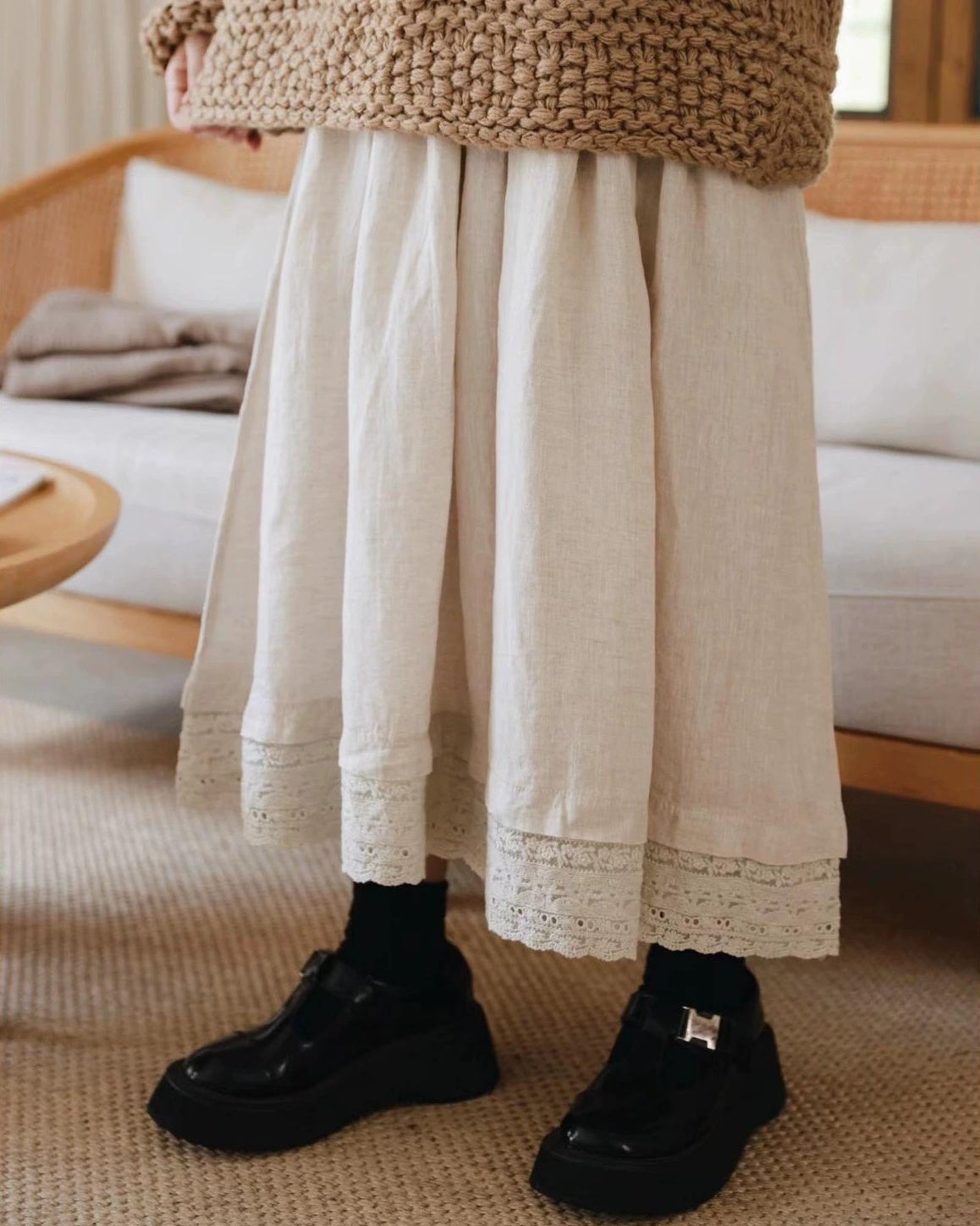 ヘルカレースミディスカート 10086