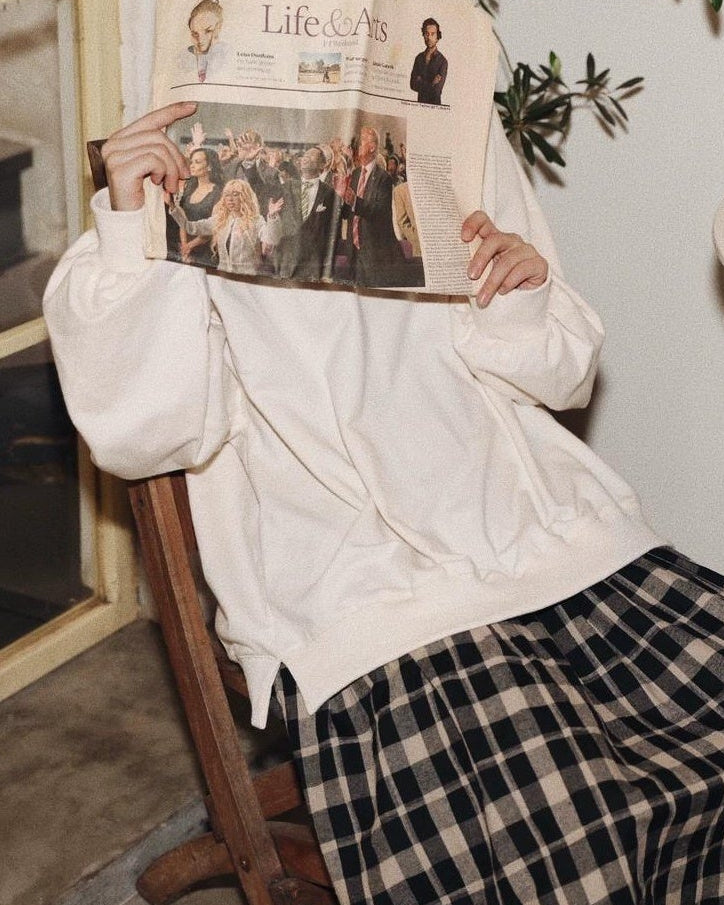 ラウンドメロウスリットプルオーバー 10122