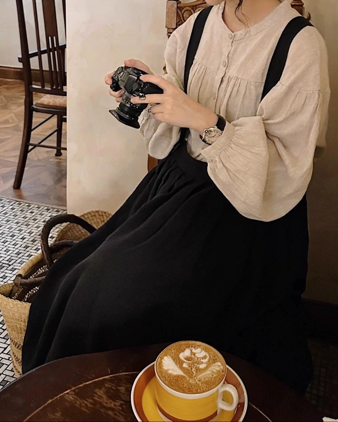 ヴィントロングストラップスカート 10085