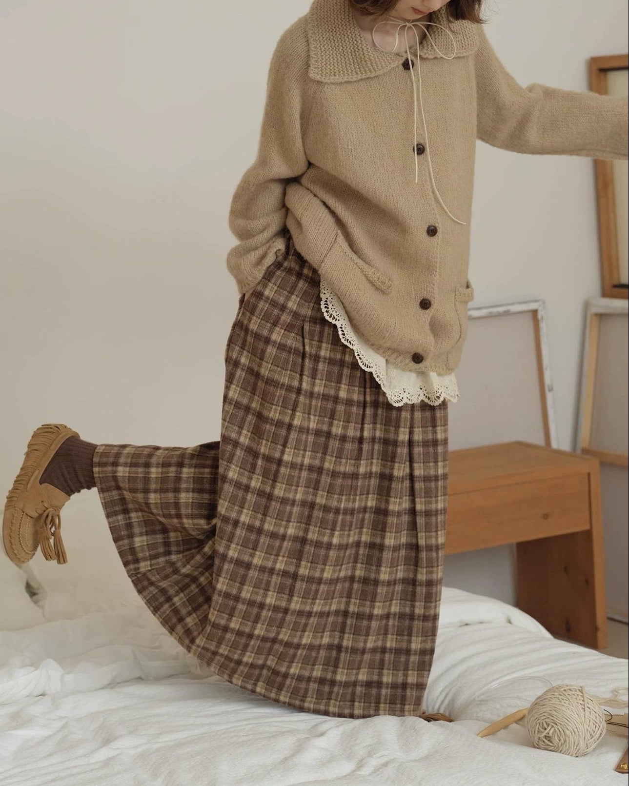 ルミラペルレイジーカーディガン 10157