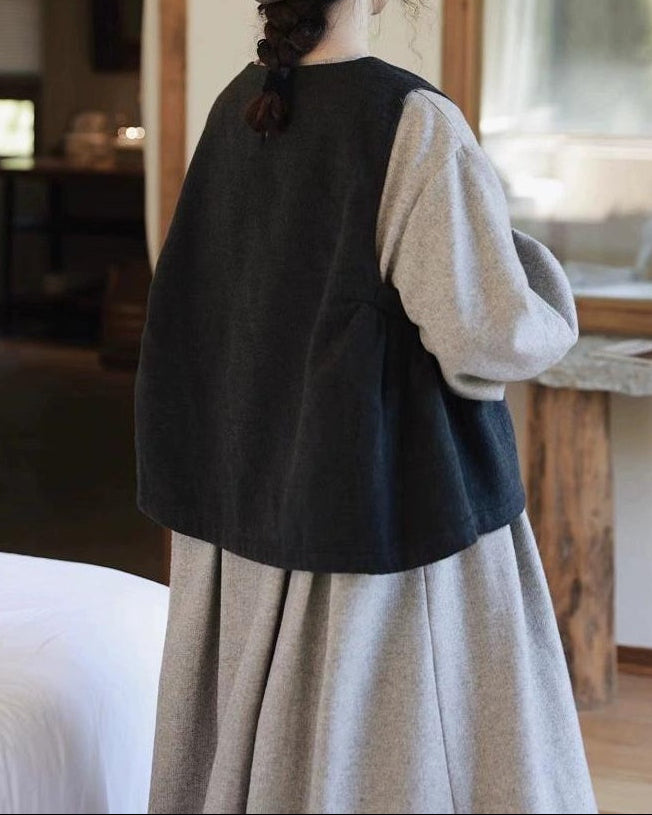 ランドネックサナフレアベスト 10089