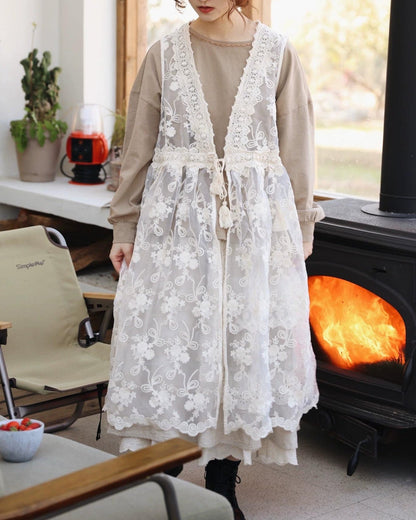 エアリーメッシュ ベストワンピース 10117