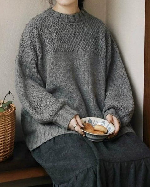 レトロチャンキーニットプルオーバー 10034