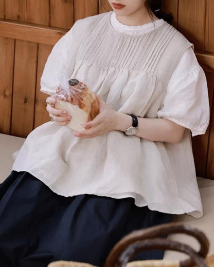 ストレートルオトピンタックノースリーブ 10429