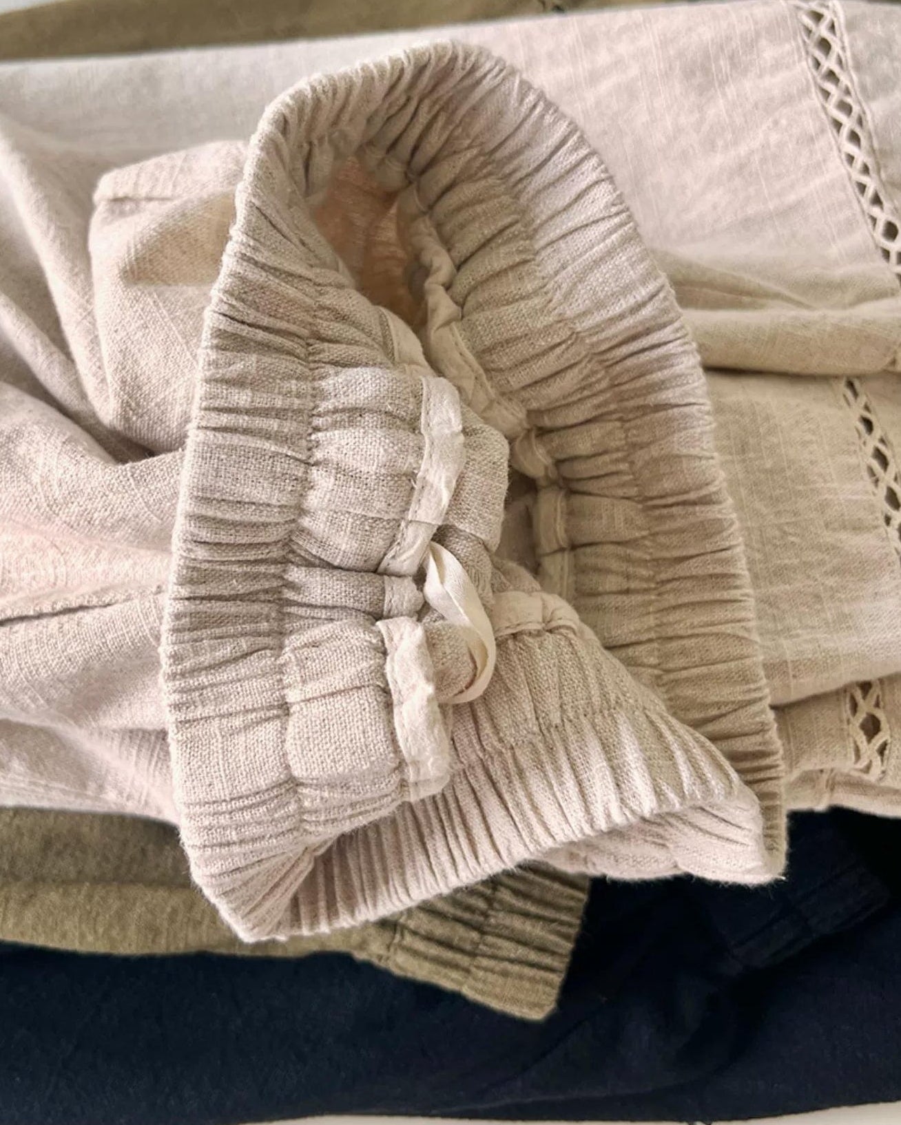 エルヴィスティアメッシュワイドパンツ 10258