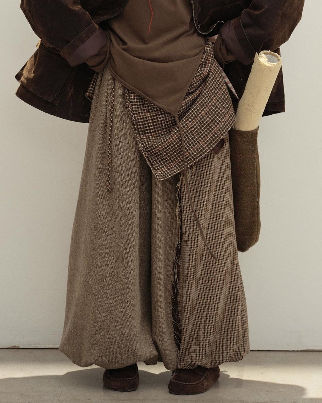 ヴィンテージチェックコンビパンツ 10129